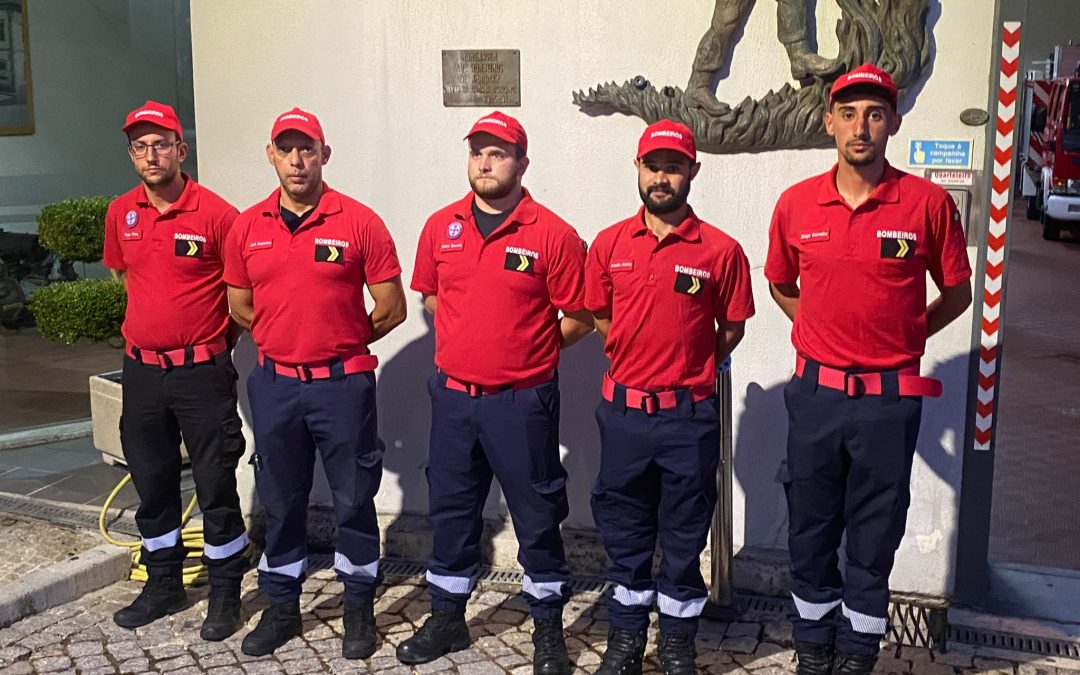 Cinco elementos dos Bombeiros Voluntários de Armamar promovidos a Bombeiros de 3.ª